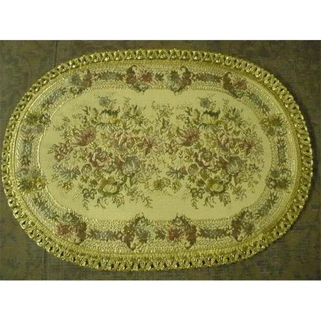 TAPESTRY TRADING Tapestry Trading NO1014 10 x 14 in. Begium Doily Noella NO1014